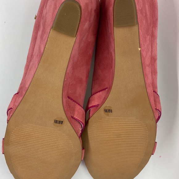 Sole Society wedges. Size 8 1/2. Pink suede - Picture 2 of 5